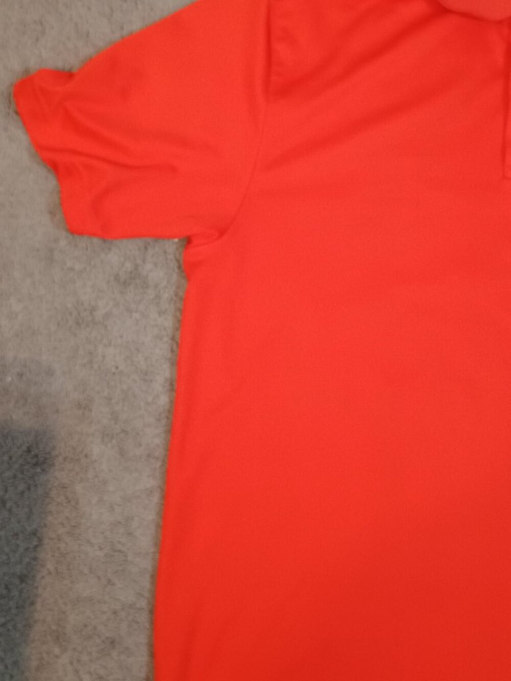 Under Armour/Polo Shirt/Men Large Orange HeatGear Performance Golf Athletic Wear - Picture 4 of 7